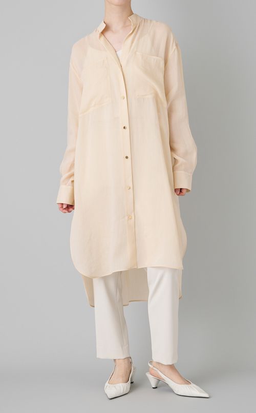 オーバーサイズロングシャツ