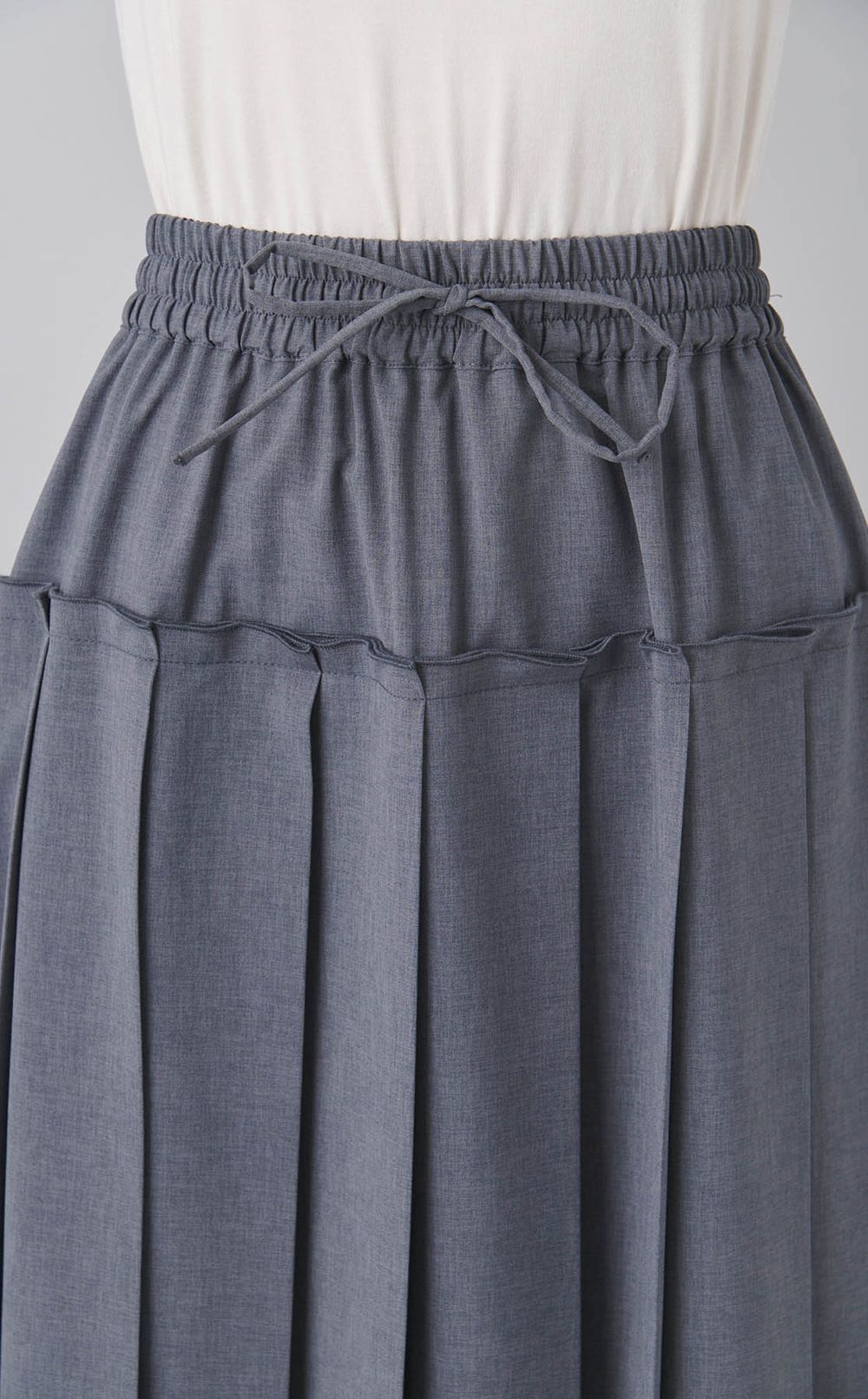 ワイドプリーツイージースカート