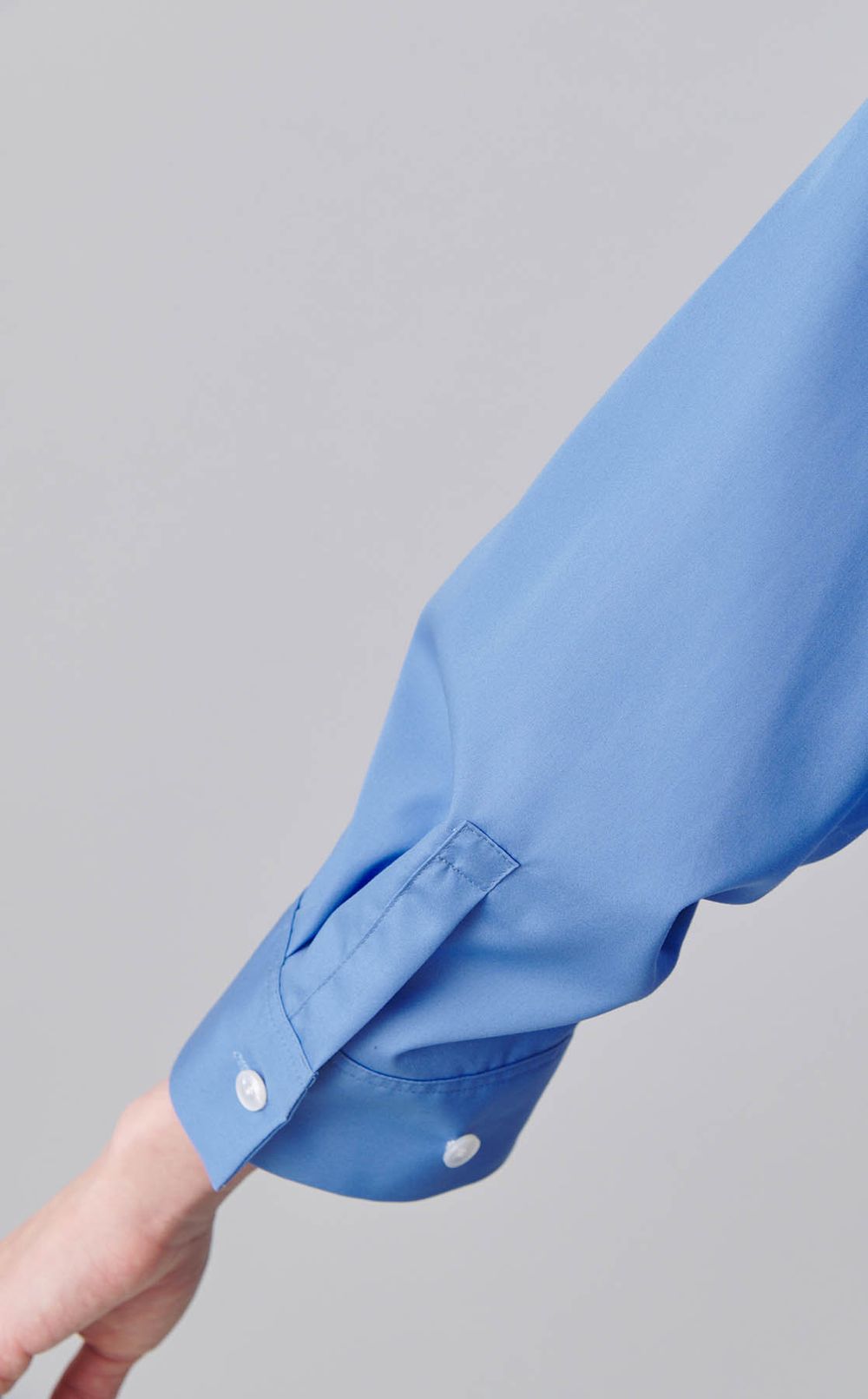 コットンオープンカラークロップドシャツ