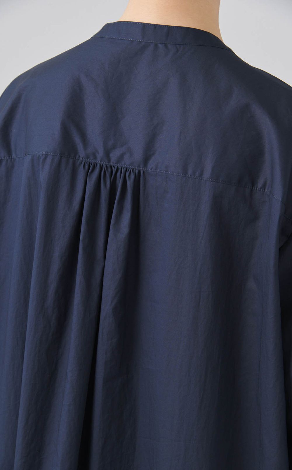 ボリュームスリーブスキッパーワンピース