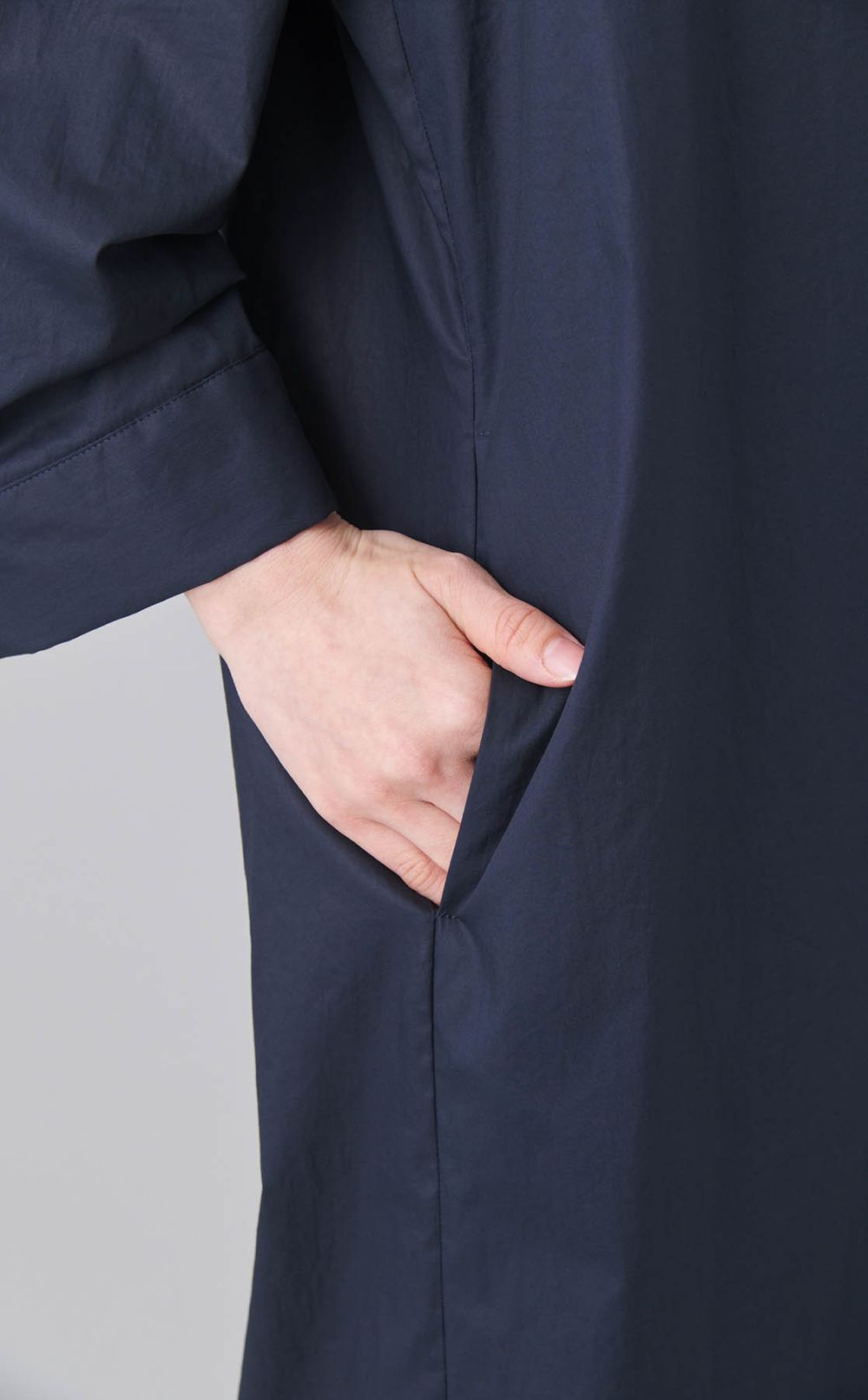 ボリュームスリーブスキッパーワンピース