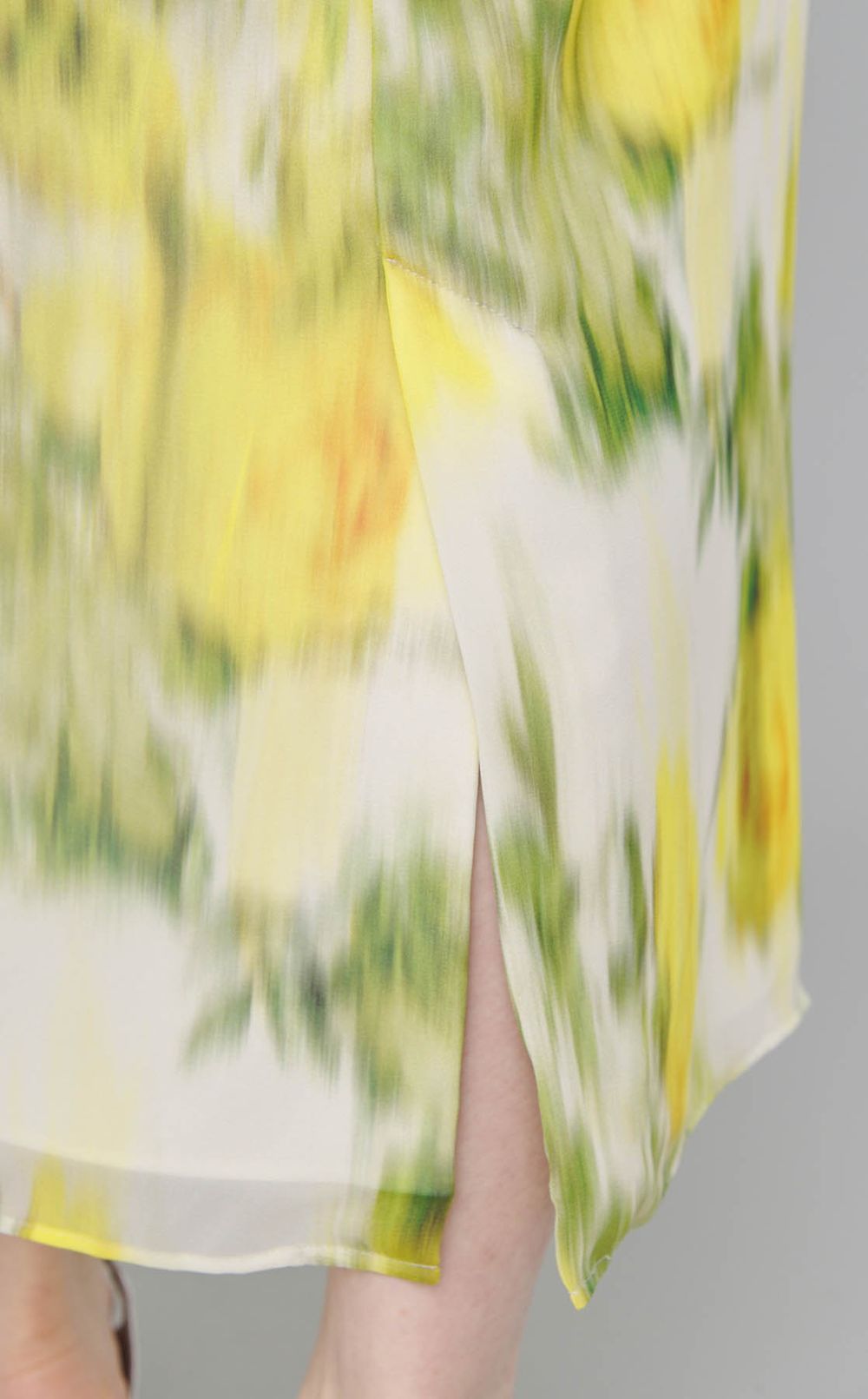 フラワープリントフレアスカート