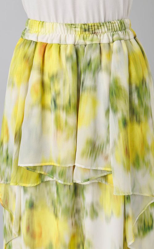 フラワープリントフレアスカート