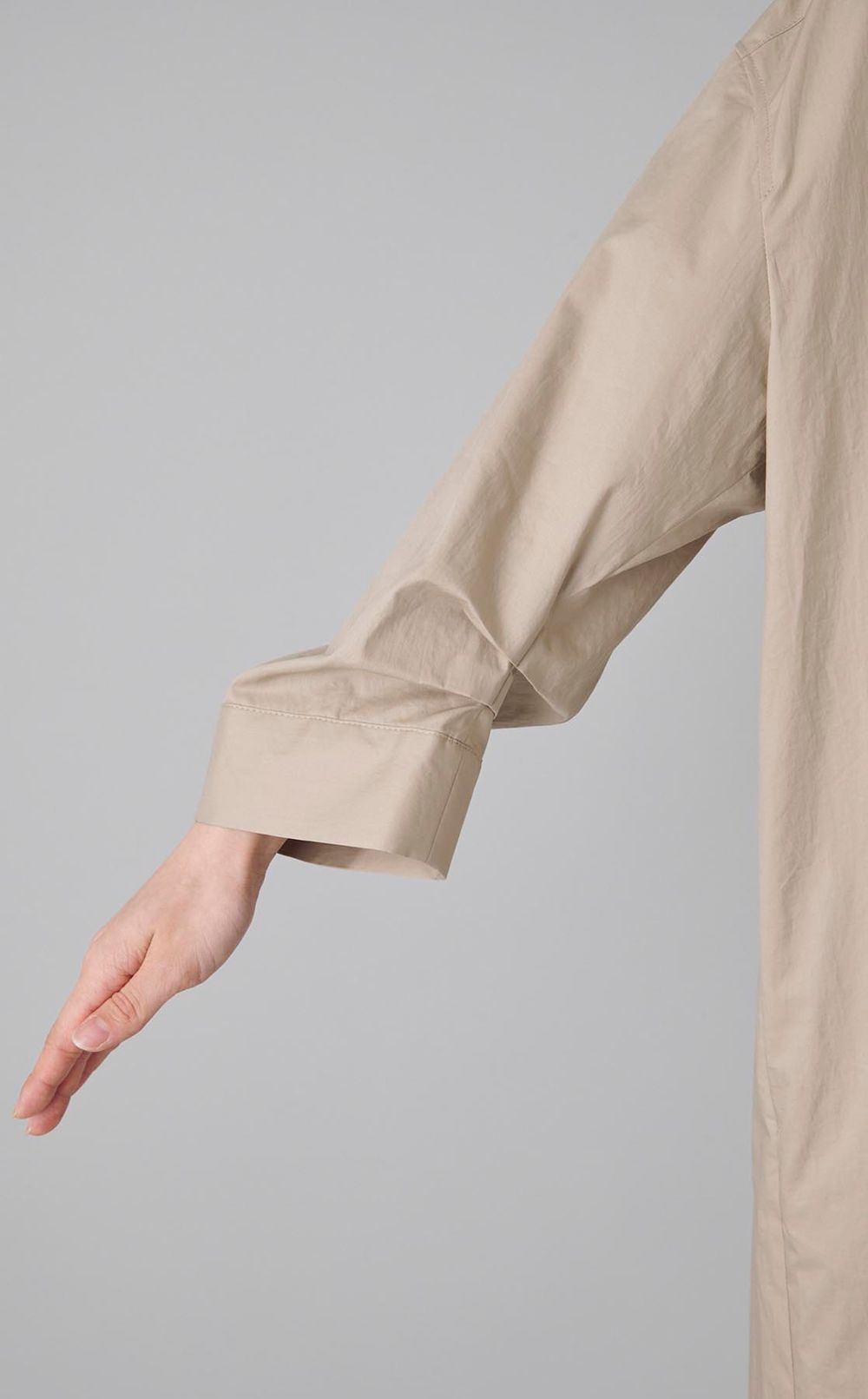 ボリュームスリーブスキッパーワンピース