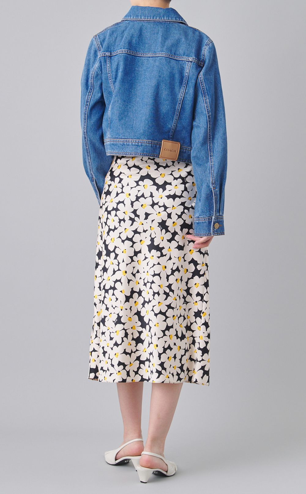 ウォッシュドジップデニムブルゾン