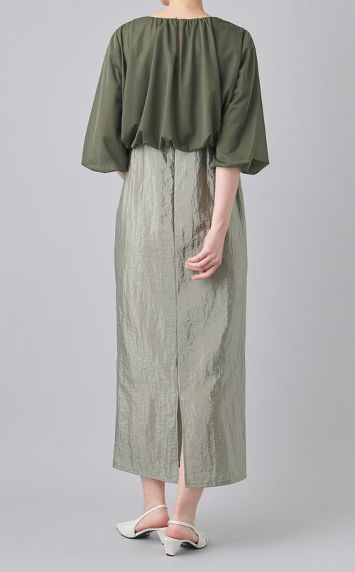 ギャザートップスセットキャミドレス