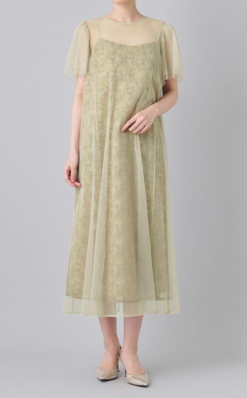 チュールセットキャミソールドレス