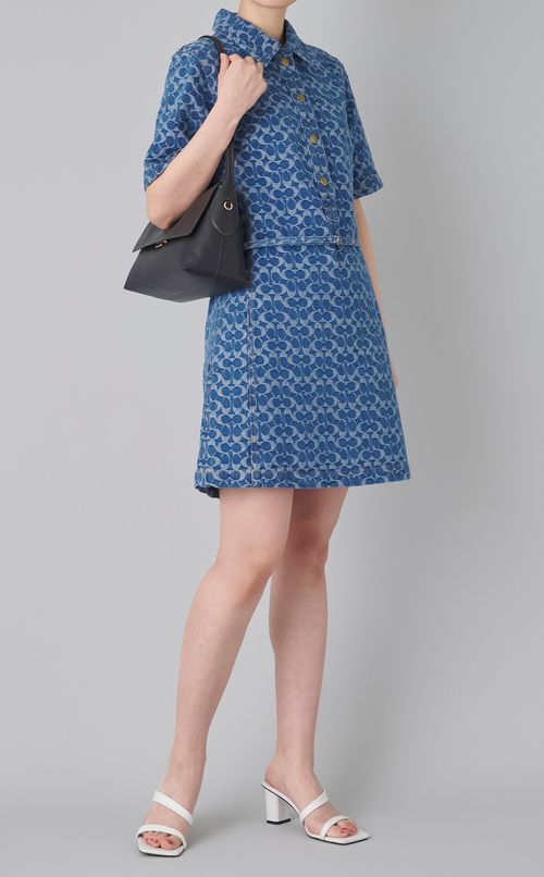 チェルシーレザーミディショルダーバッグ