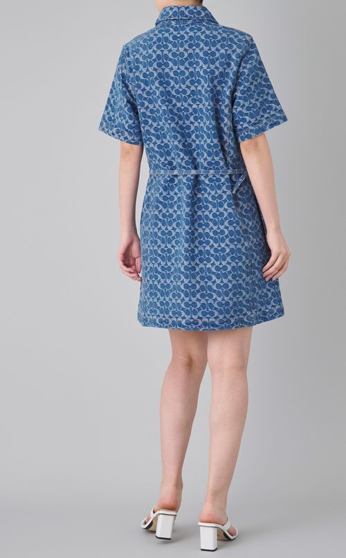 モノグラムデニムワンピース