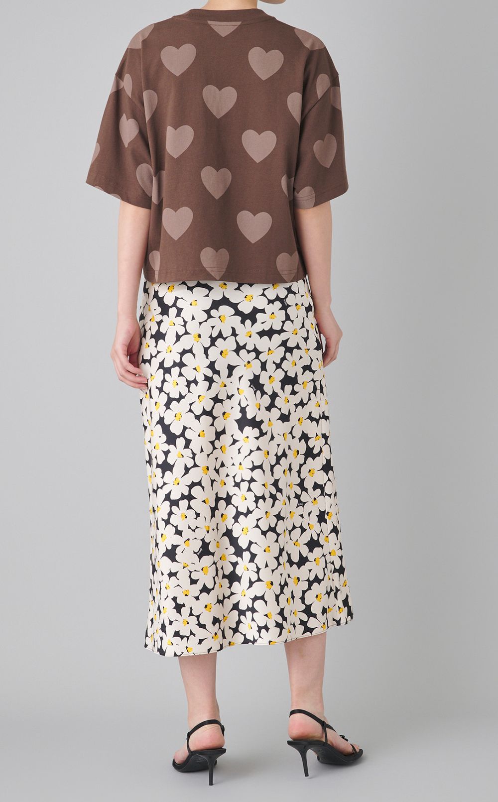 ハートプリン卜ロゴカットソー