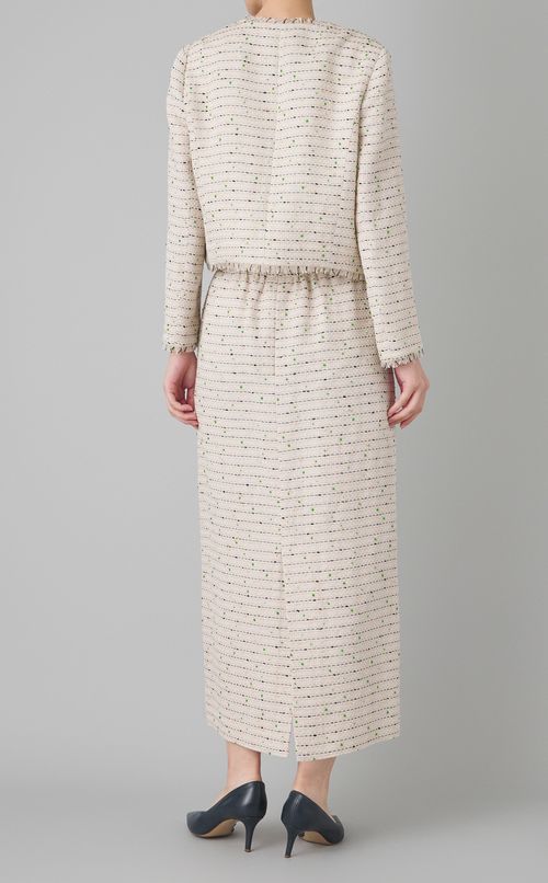 ツイードノーカラージャケット