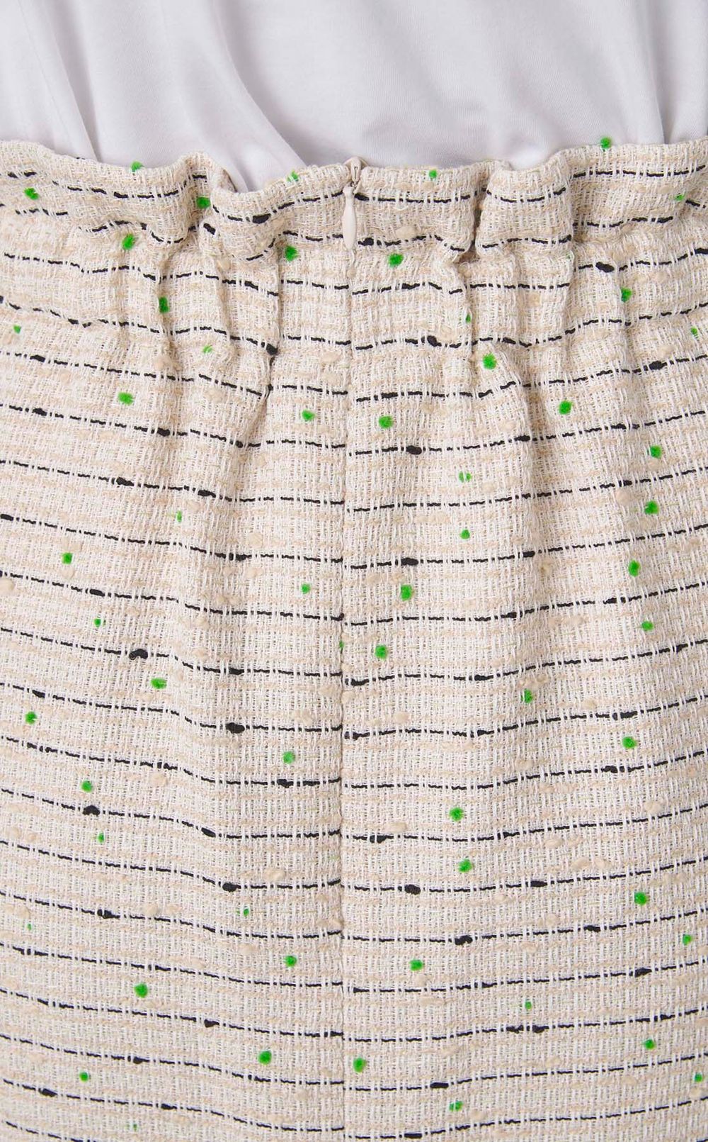 ツイード Iラインスカート