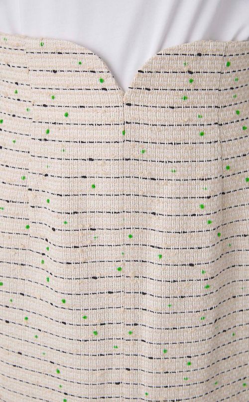 ツイード Iラインスカート