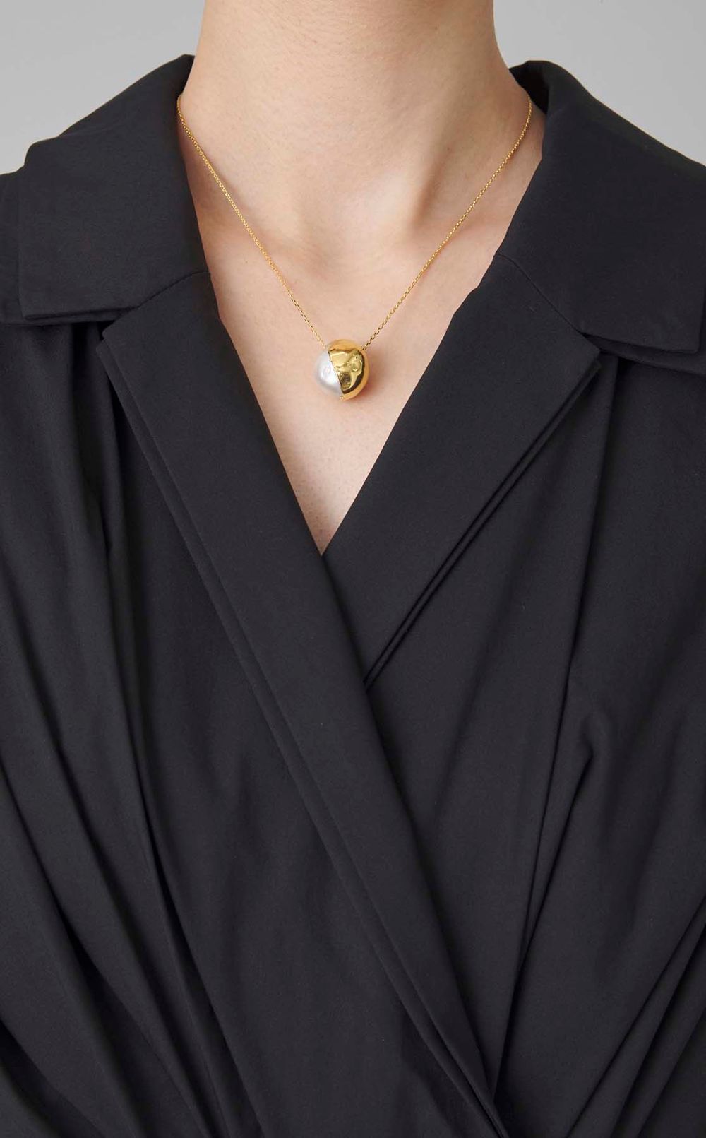 バロックパールチェーンネックレス