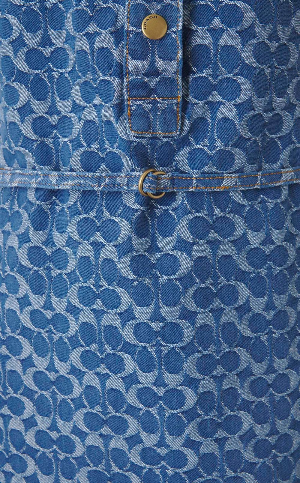 モノグラムデニムワンピース