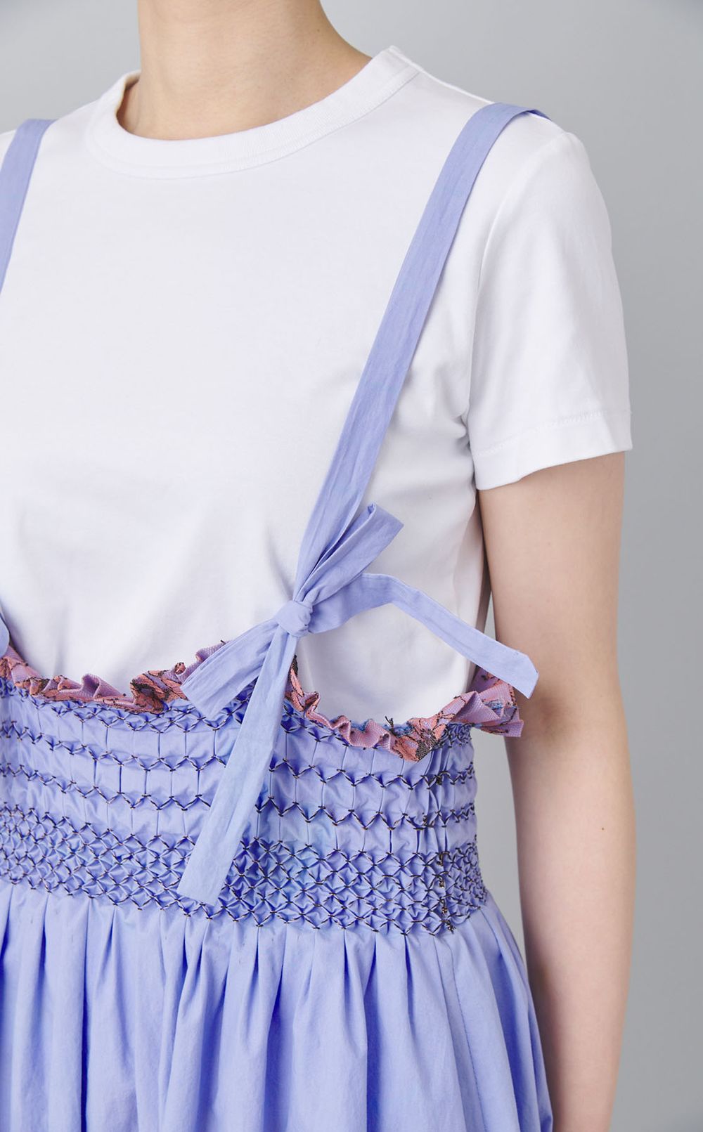 【reADdress】シャーリングワンピース