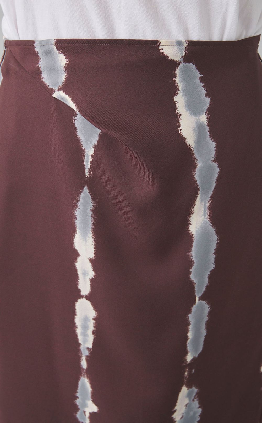 プリントツイルイージーラップスカート