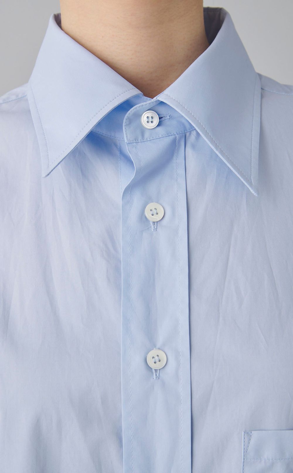 ロゴエンブロイダリーシャツワンピース