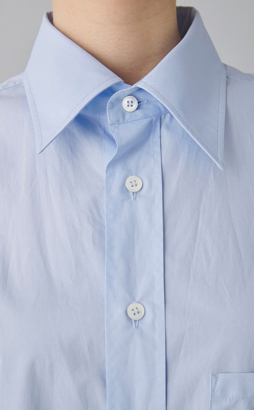 ロゴエンブロイダリーシャツワンピース