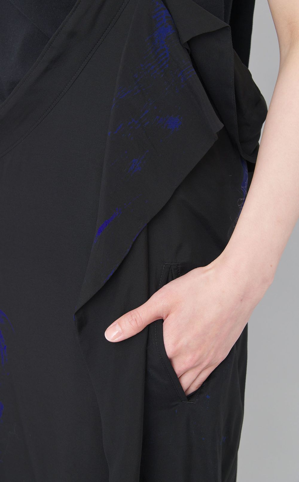 フラワープリントワンショルダースカート