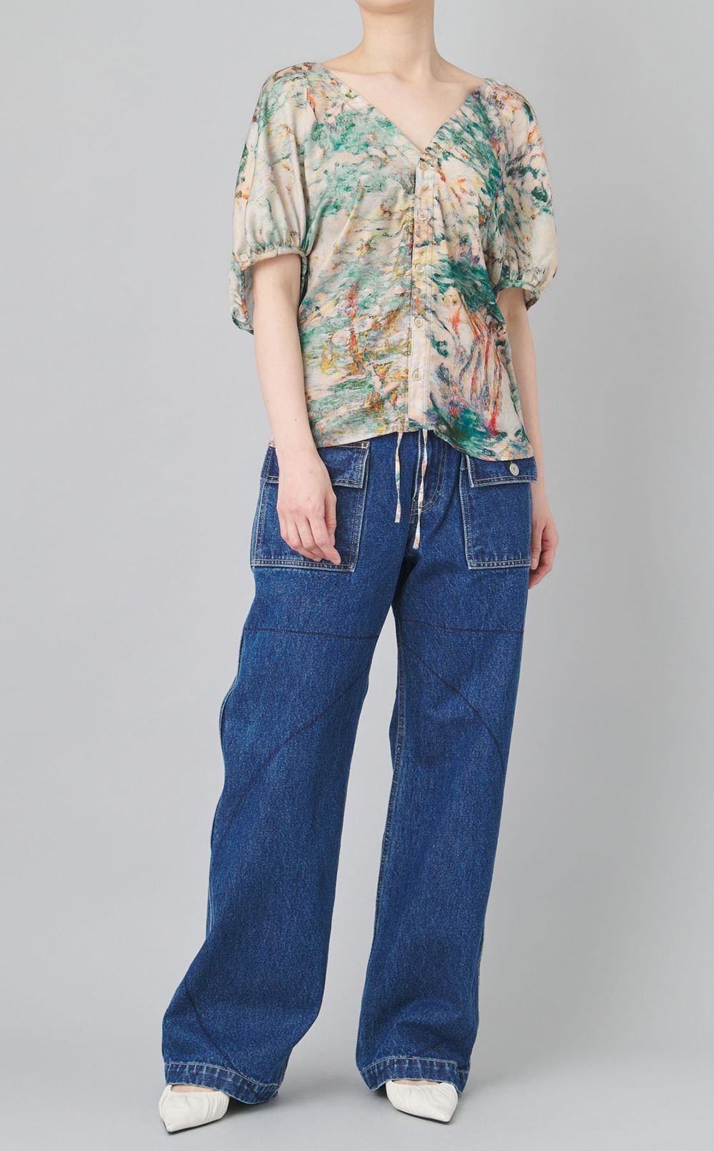 デニムブッシュパンツ