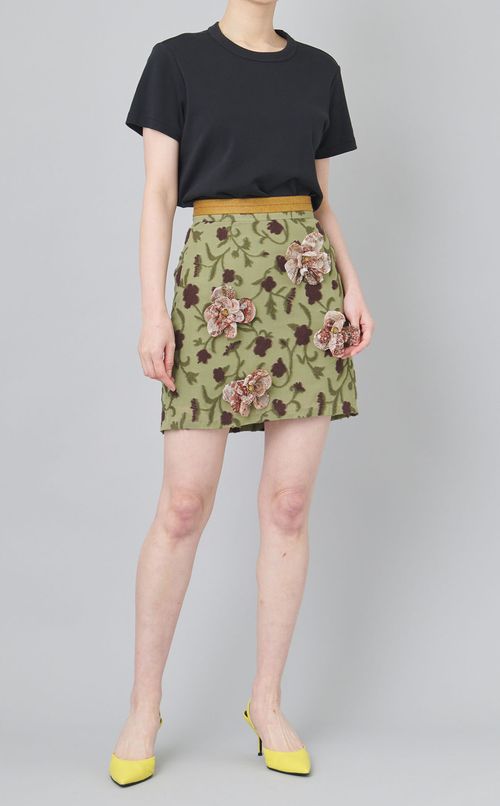 【reADdress】フラワースカート