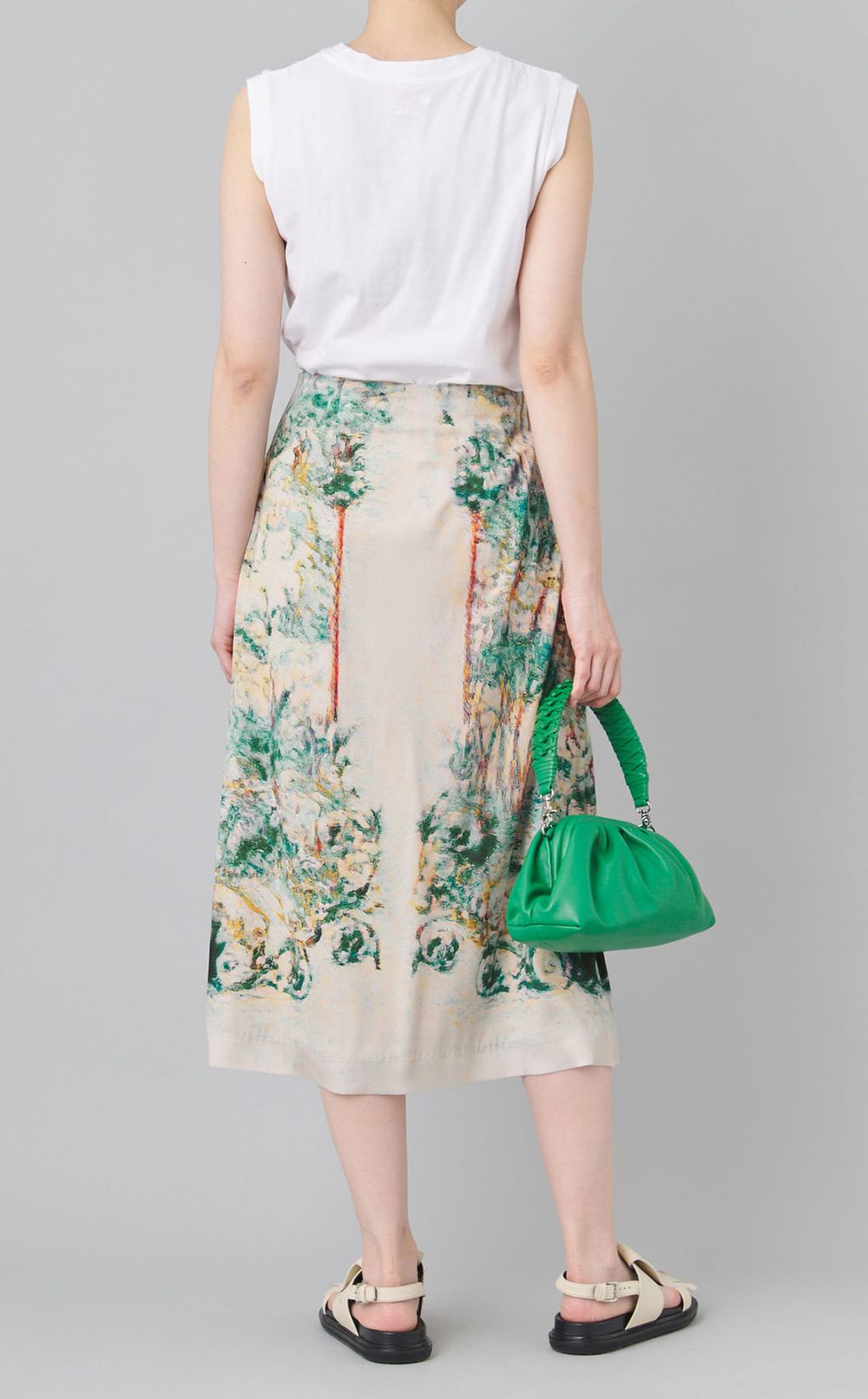 ラムレザーがま口バッグ