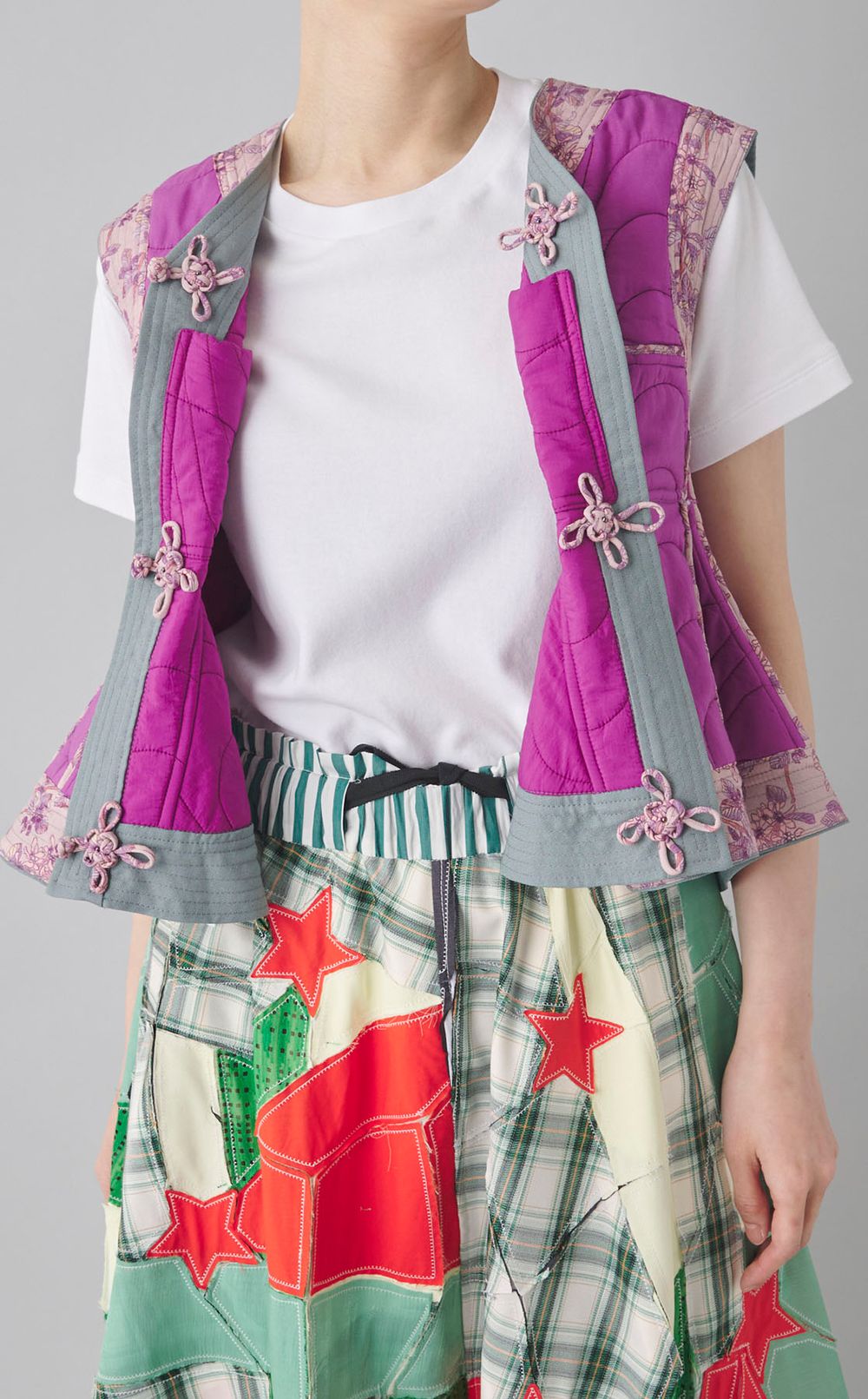 【reADdress】リバーシブルフリルジレ