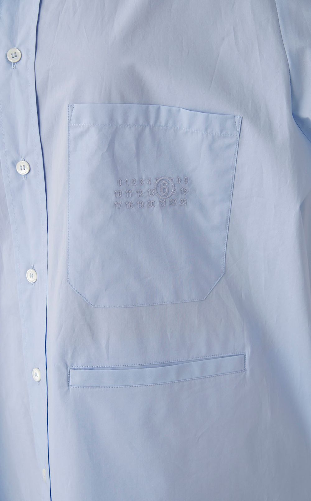 ロゴエンブロイダリーシャツワンピース