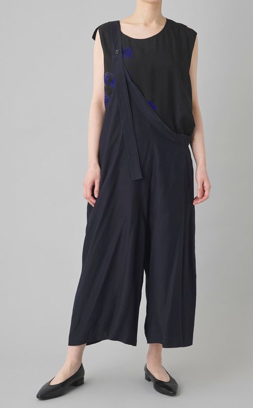 ワンショルダーワイドパンツ