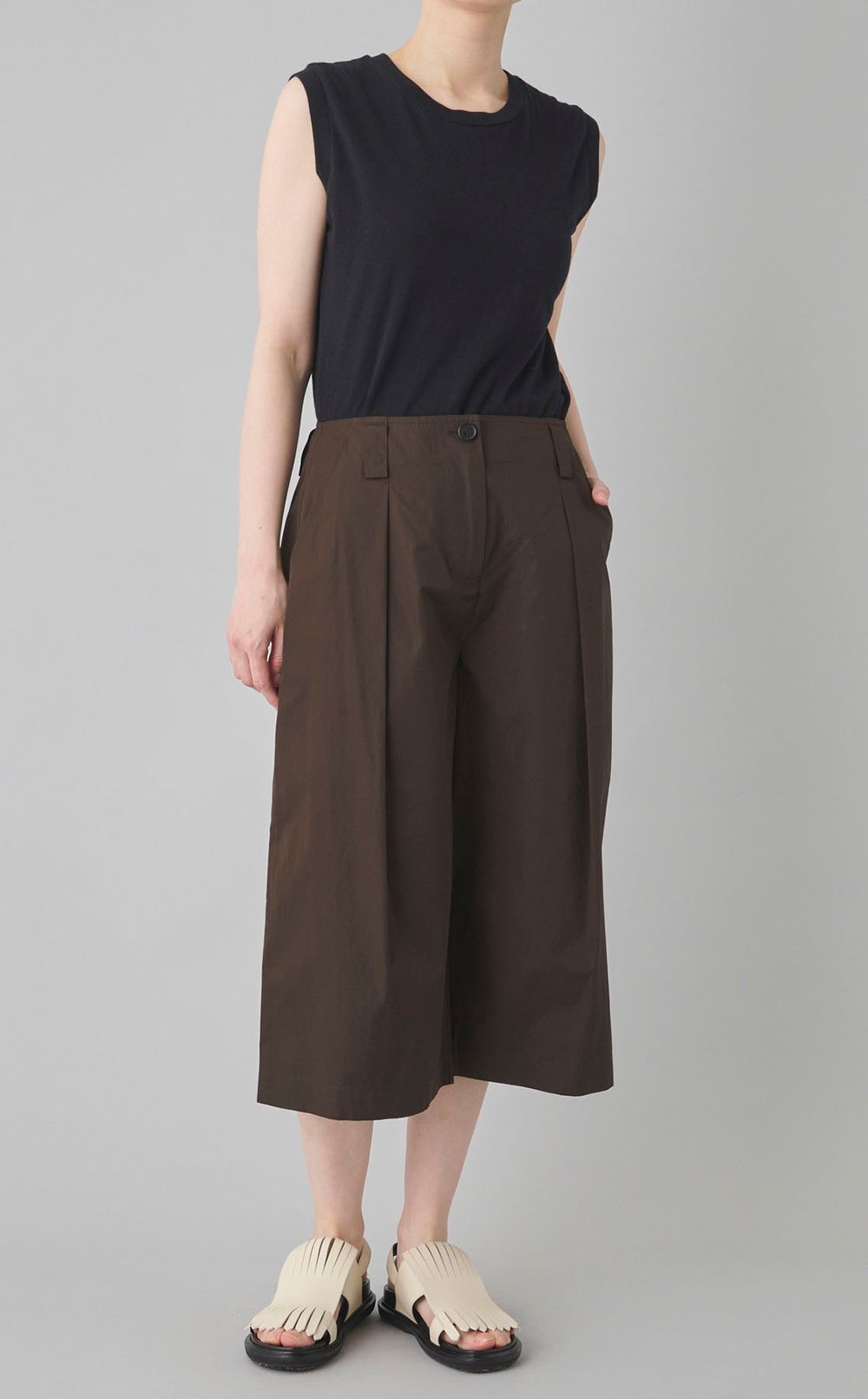 コットンタック入りハーフパンツ