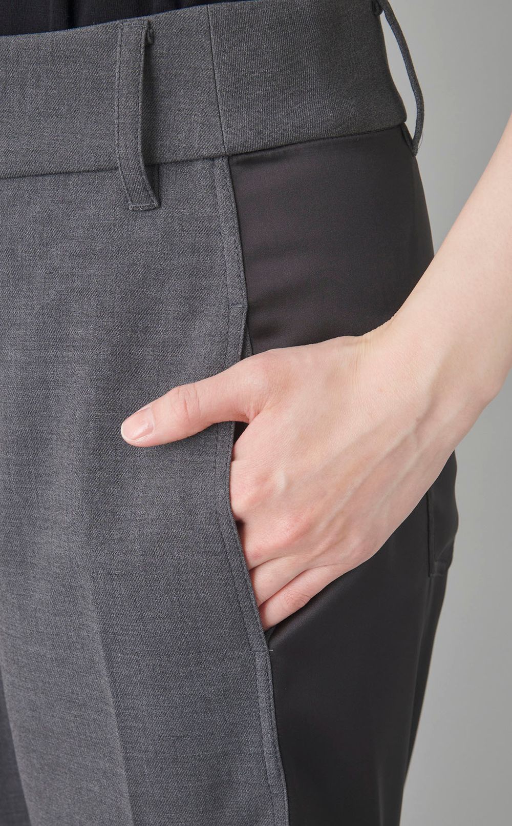 サイド切替ストレートパンツ