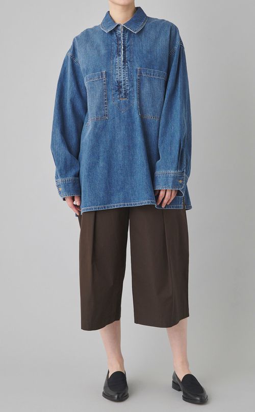 コットンタック入りハーフパンツ