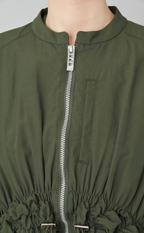 シャーリングレイヤードシャツ