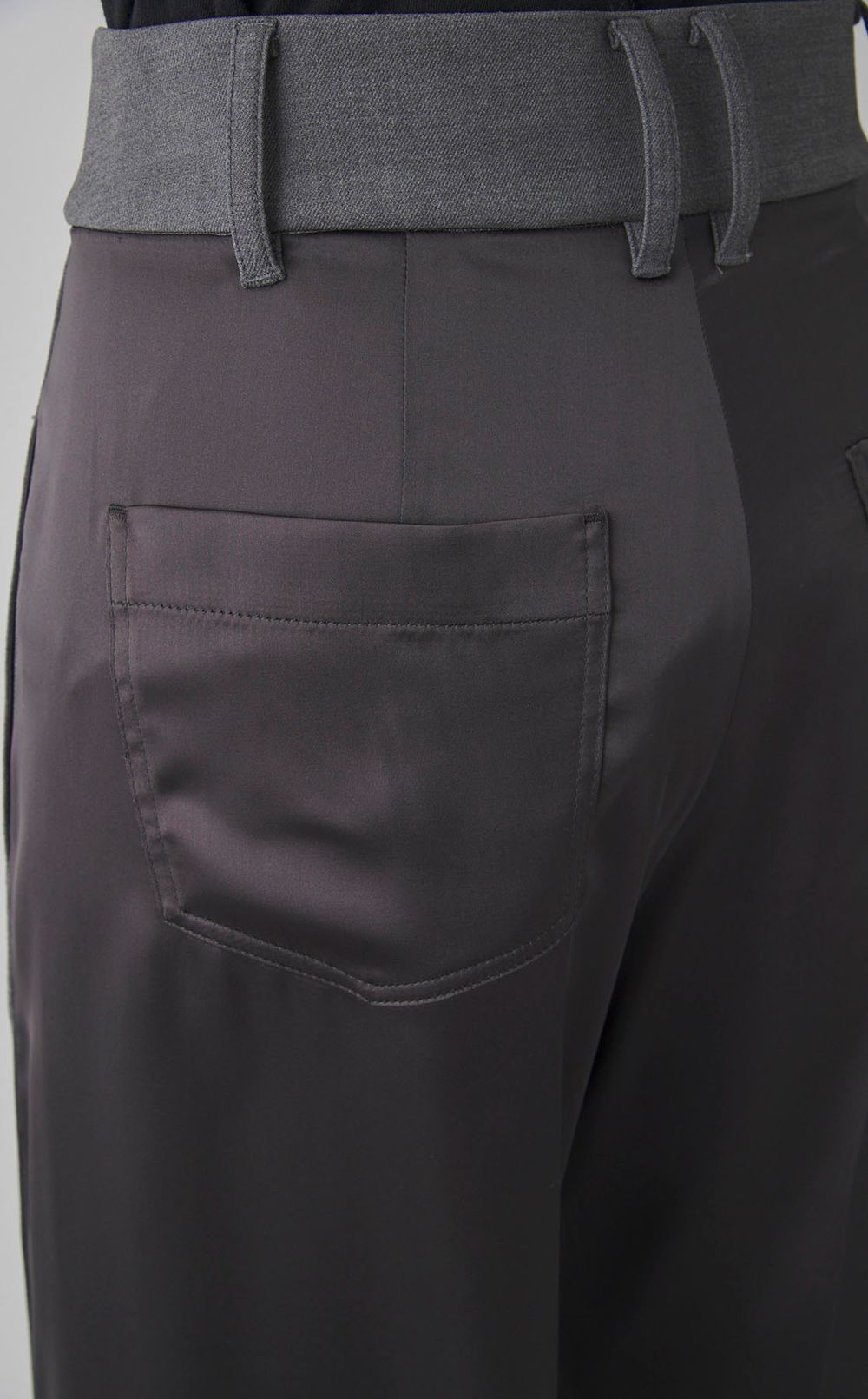 サイド切替ストレートパンツ