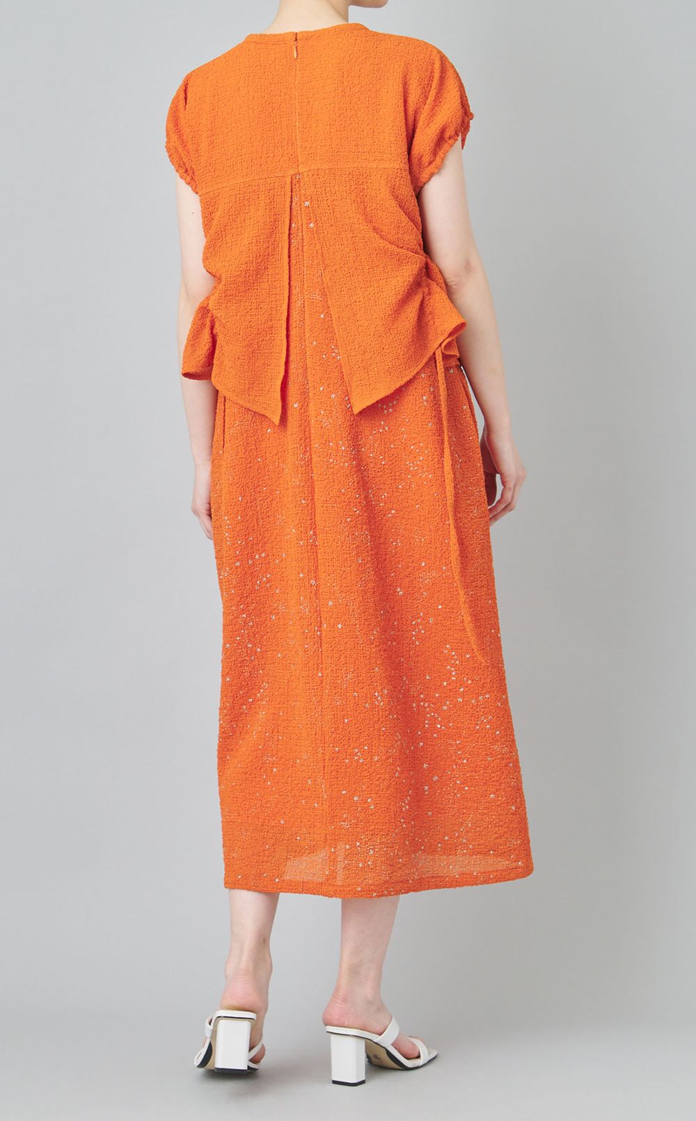 シュリンクギャザーワンピース