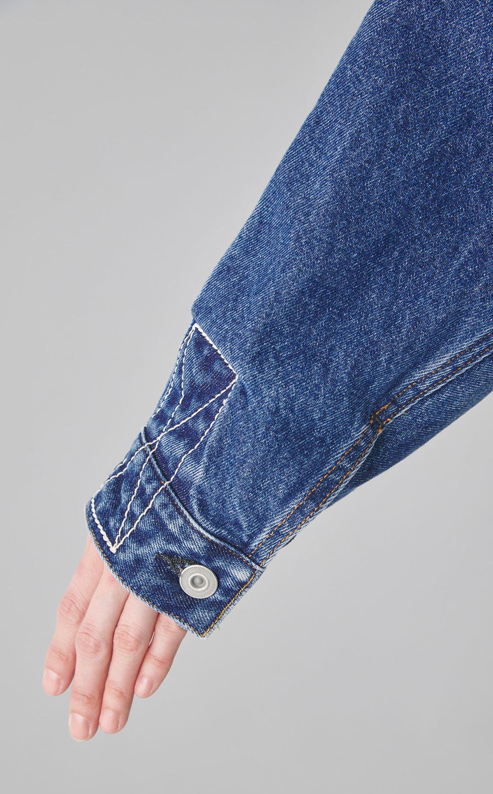 クロップドデニムジャケット