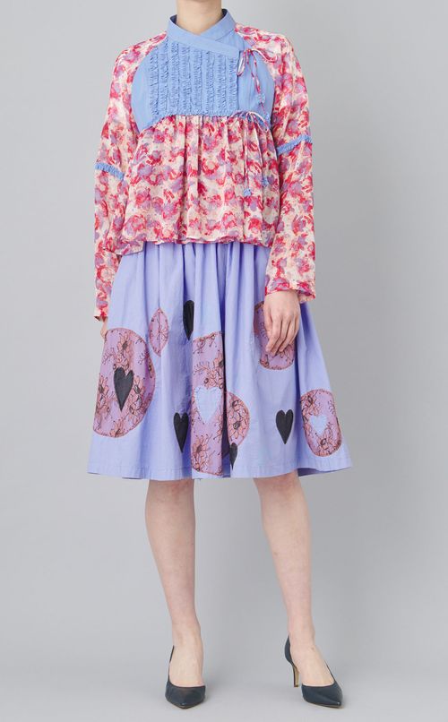 【reADdress】シャーリングワンピース