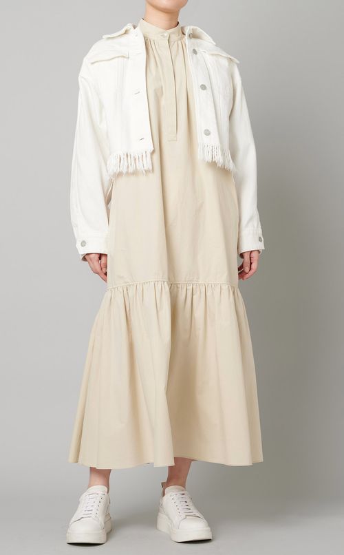 ロングギャザーワンピース