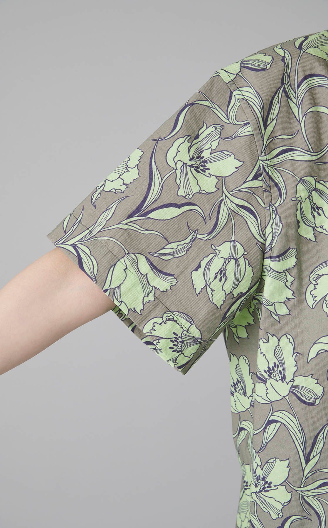 フィリップリム♡花柄シャツ 3.1 Phillip Lim｜フラワープリン卜オープンカラーシャツ