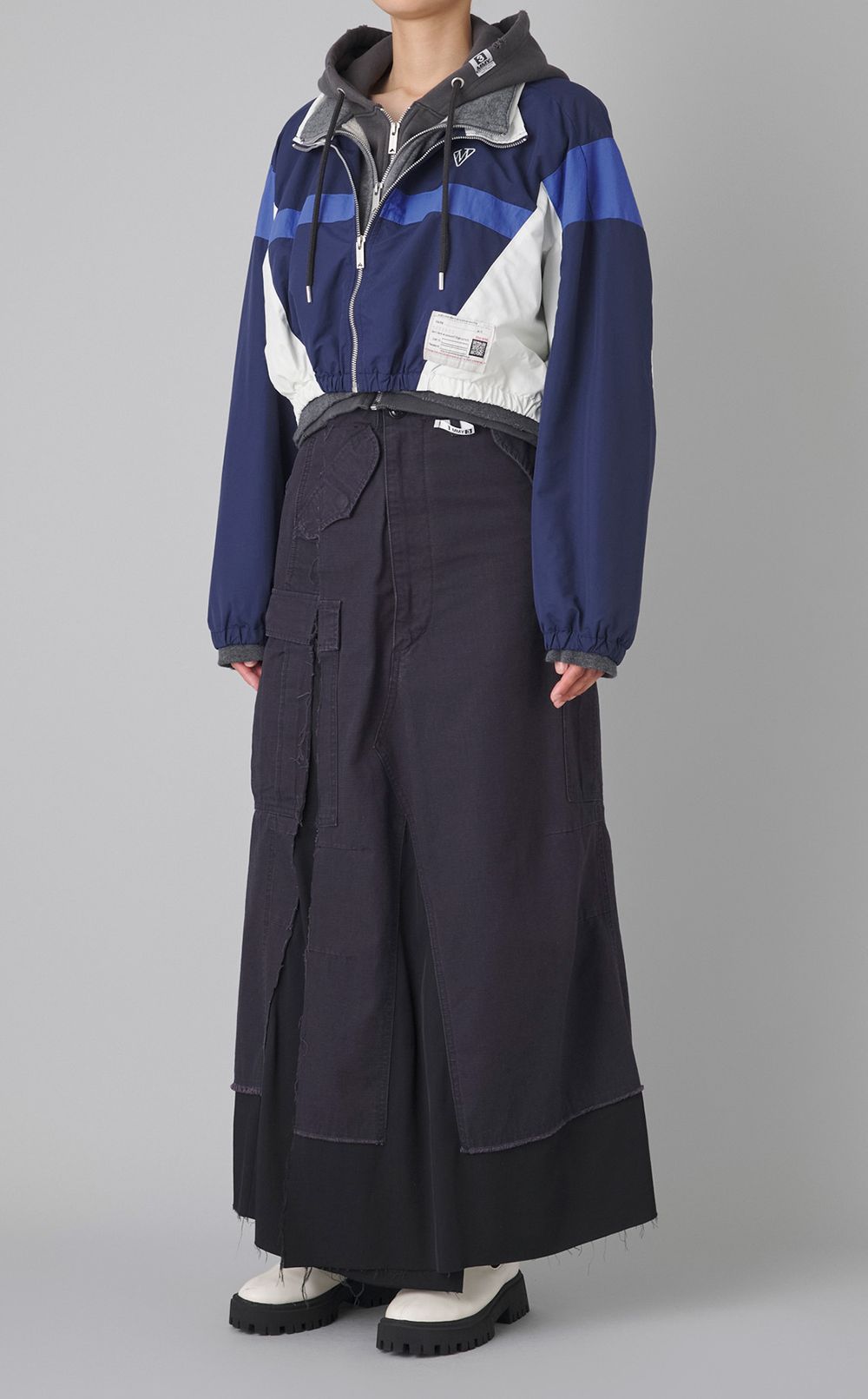 トリプルイレヤードナイロンブルゾン