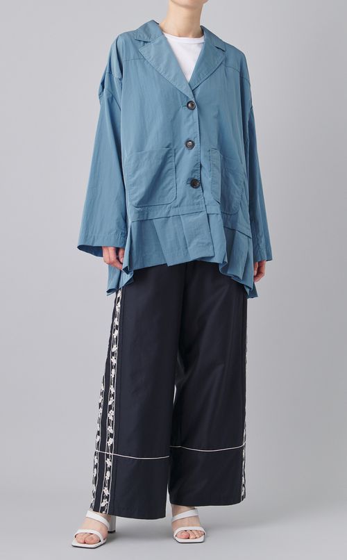 ナイロンタフタオーバーサイズジャケット