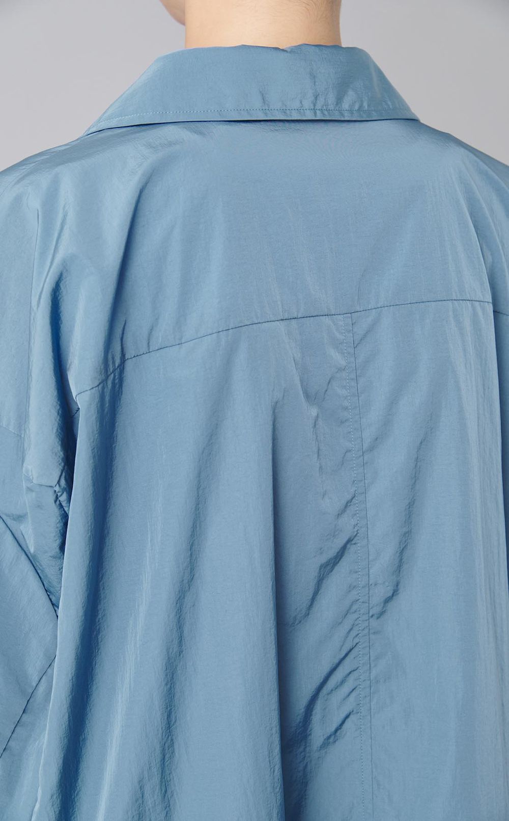 ナイロンタフタオーバーサイズジャケット