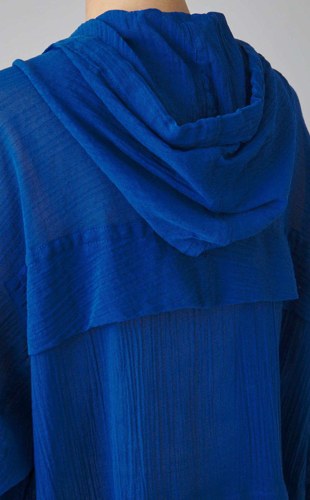 オーバーサイズシアーフーディブルゾン