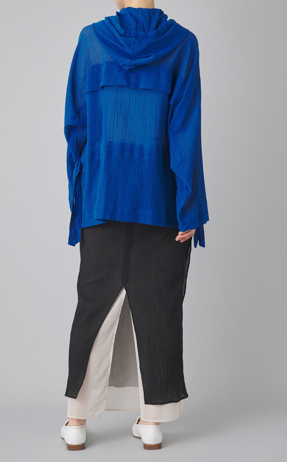 レイヤードラップミディスカート