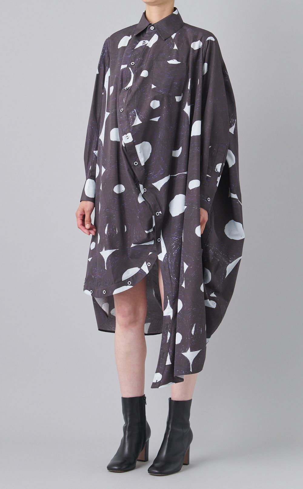 ヘラルボニーボールシャツワンピース