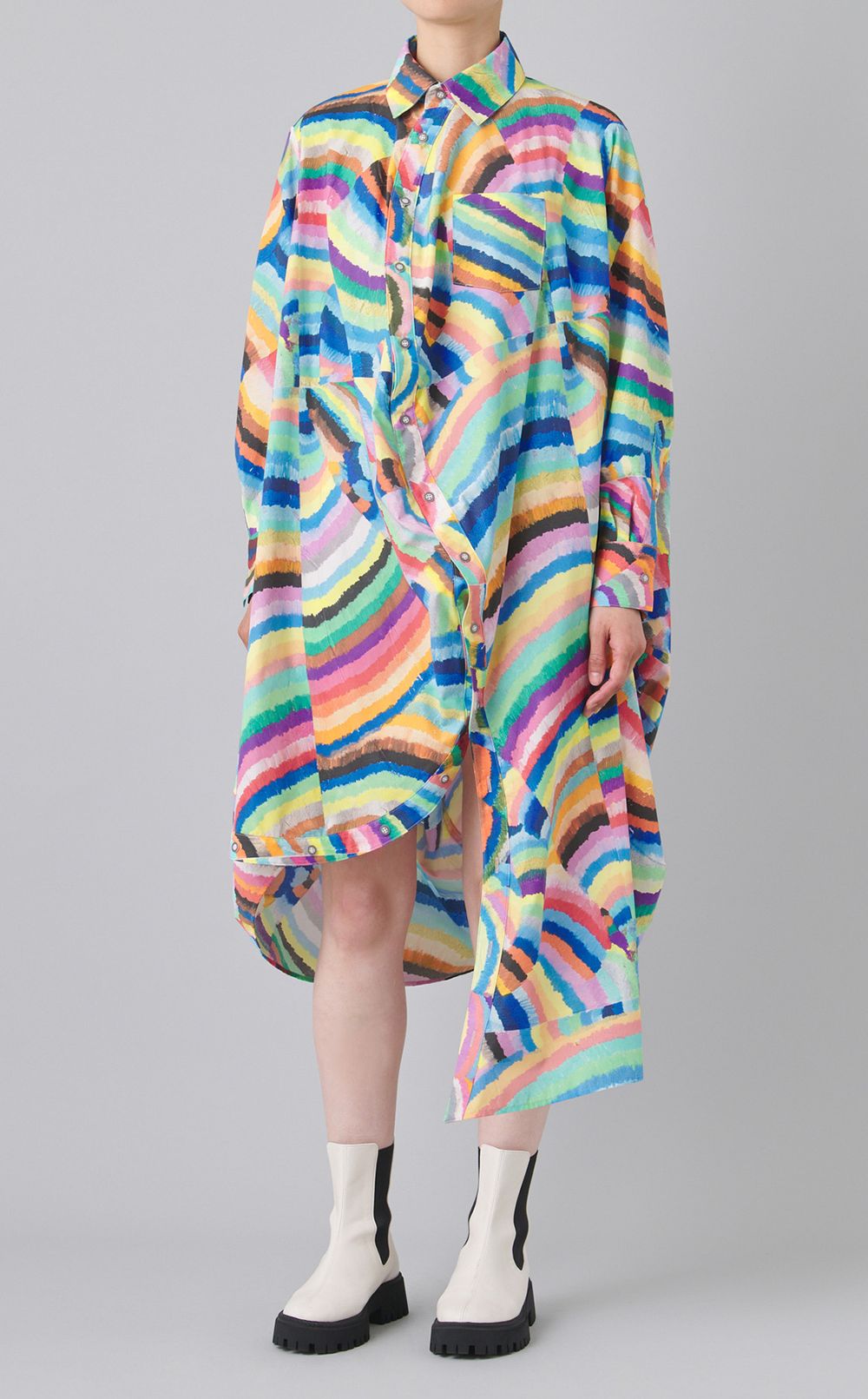 ヘラルボニーボールシャツワンピース