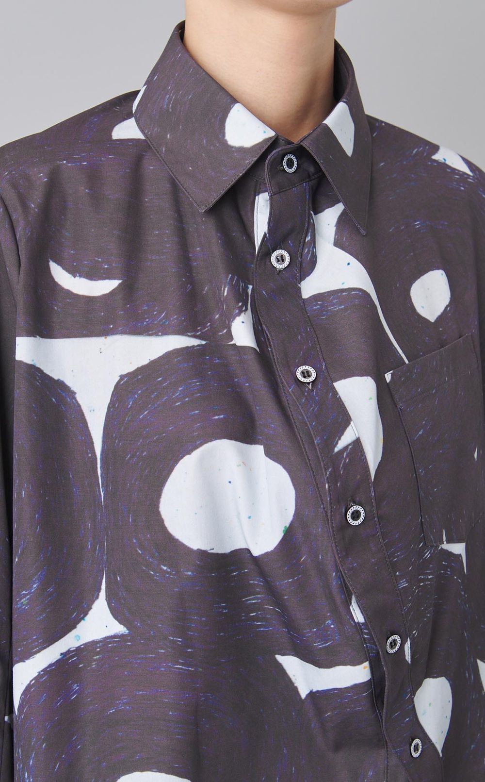 ヘラルボニープリントボールシャツ