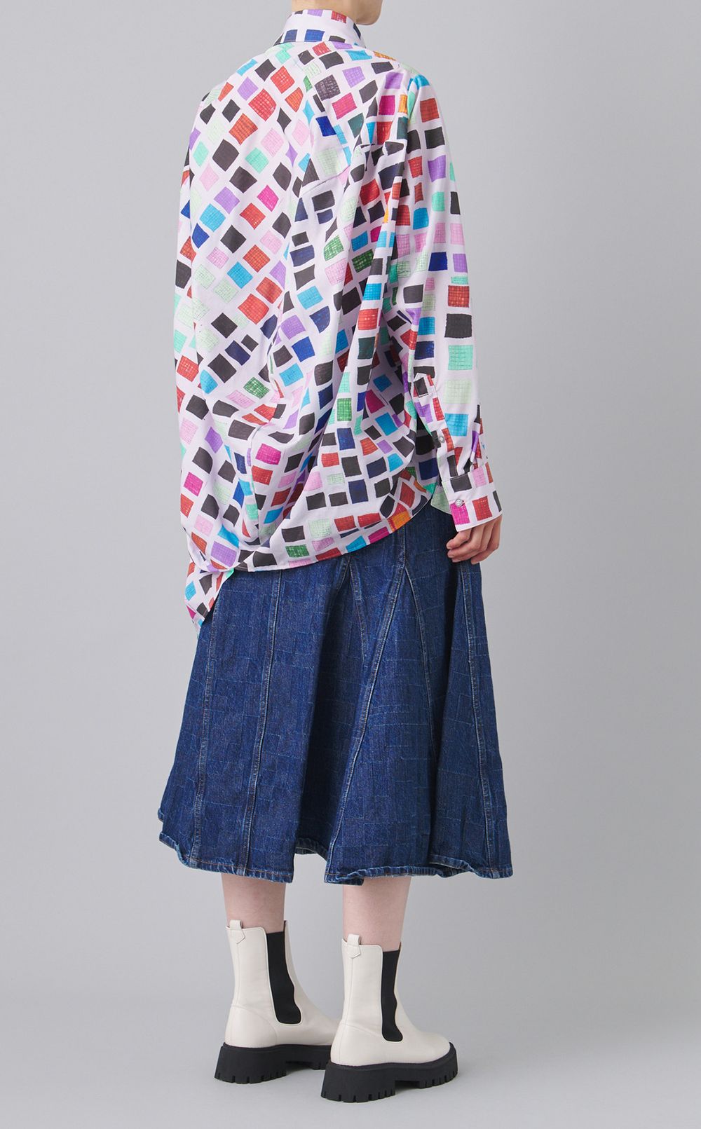 ヘラルボニープリントボールシャツ