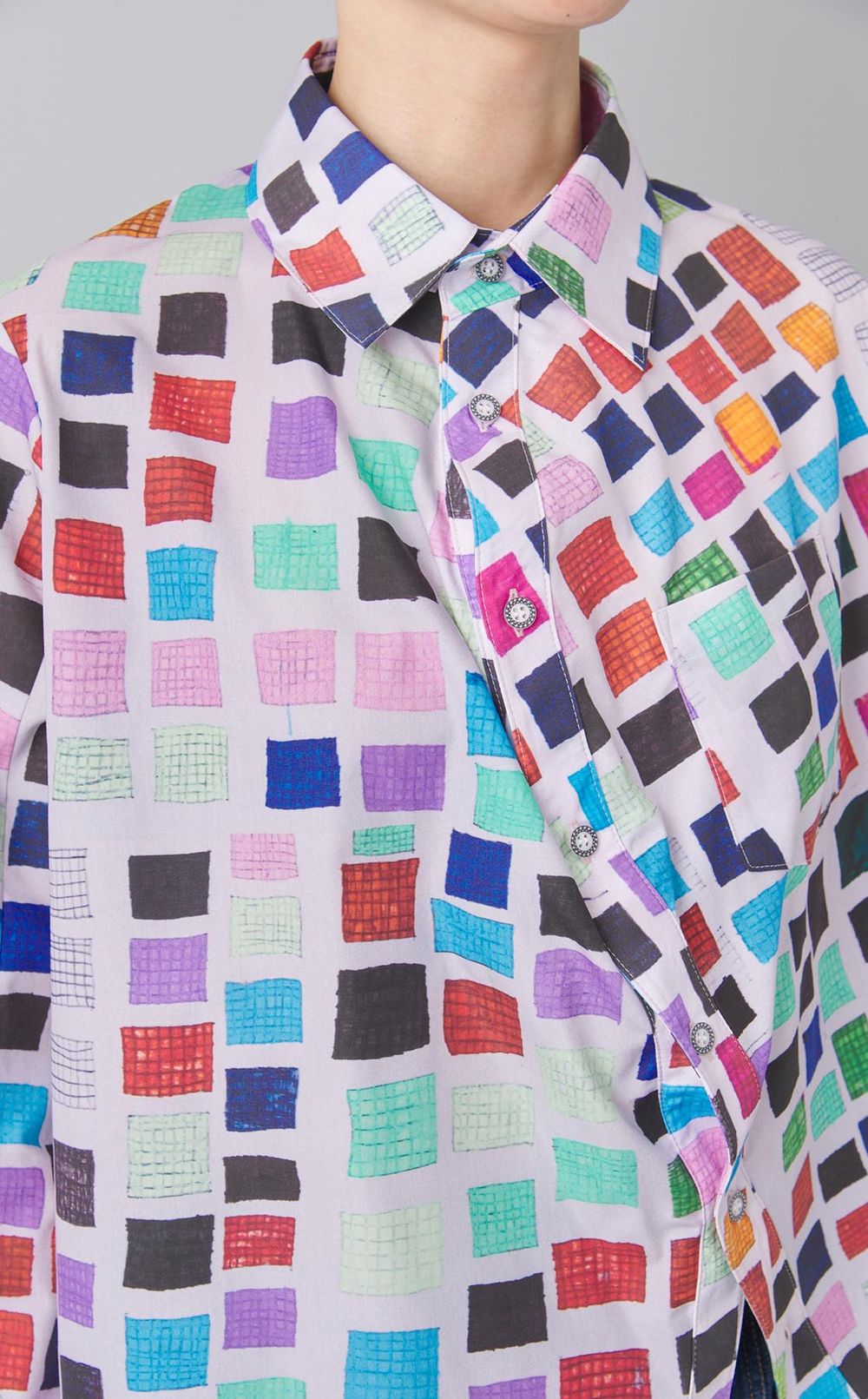 ヘラルボニープリントボールシャツ